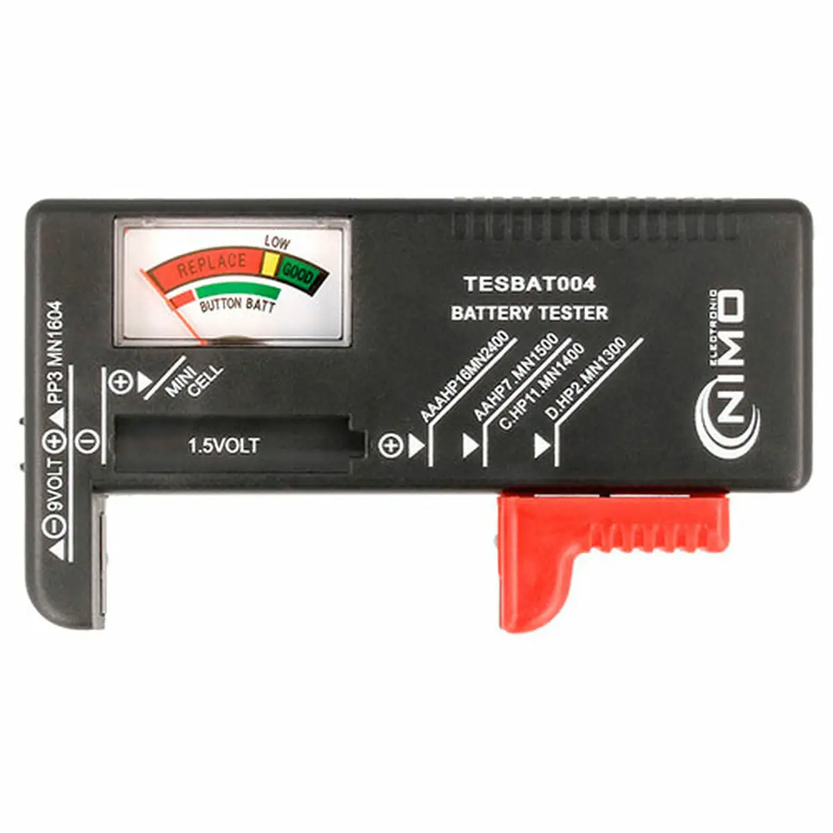 Dispositivo De Teste Nimo Bateria 1,5 V 9 V 1