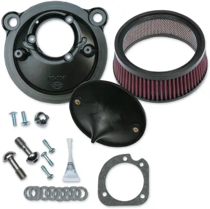 S&S Cycles Stealth Air Cleaner Kit - 01-17 Twin Cam 1