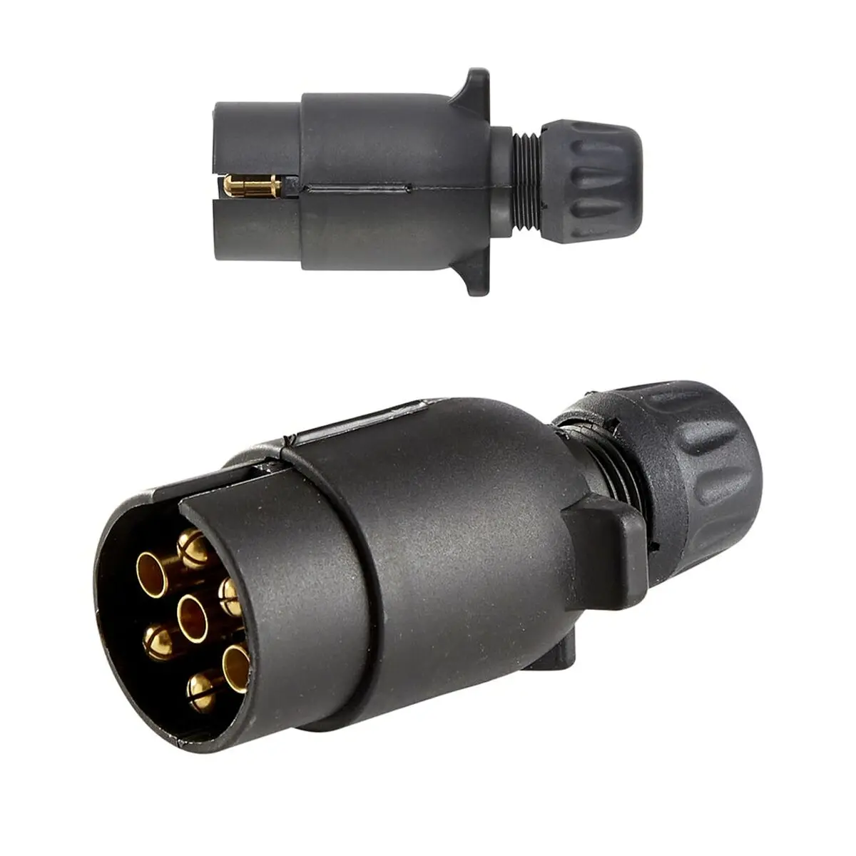 Plugue Para Reboque Rawlink Polipropileno 7 Pinos 12 V Macho 1