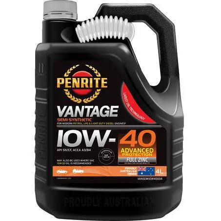 Penrite Vantage Semi Synthetic 10W-40 4L Engine Oil - Vansemi10w40004 1