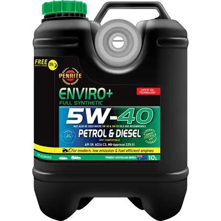 Penrite Enviro+ 5W-40 10L Engine Oil - Eplus5w40010 1