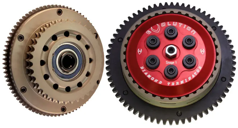 Evolution Industries - Stage-1 Complete Clutch Basket Assemblies - '90-06 Evo & Twin Cam 1