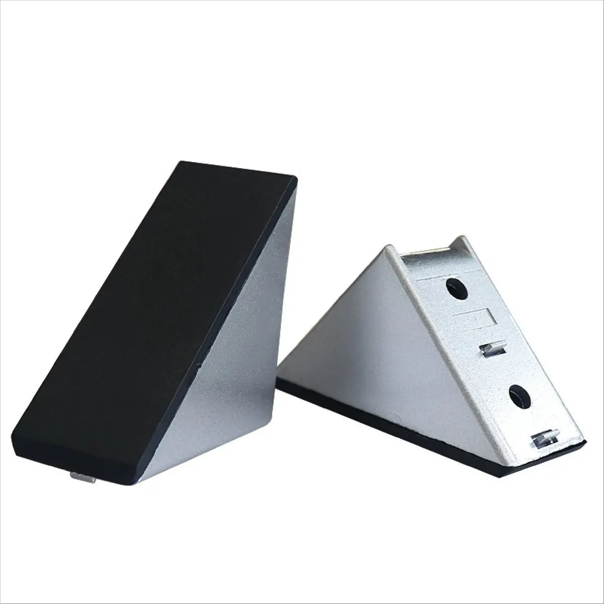 90 Degree Corner Cast Brackets 3060 With Black Lid -Zinc 2