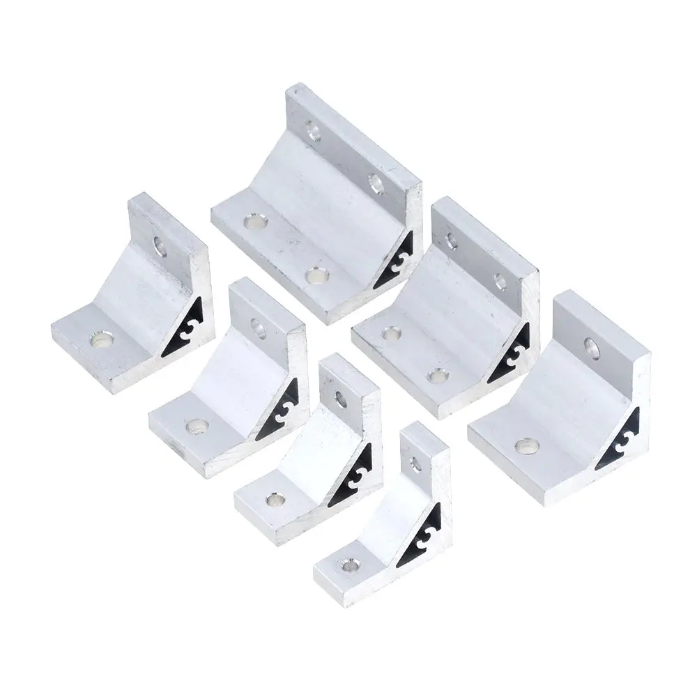 90 Degree 50X50 Corner 5050 Extrusion Bracket 2 Hole 50 Series 2
