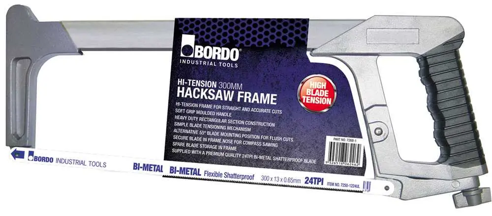 Hi-Tension General Purpose Hacksaw Frame 300Mm 1