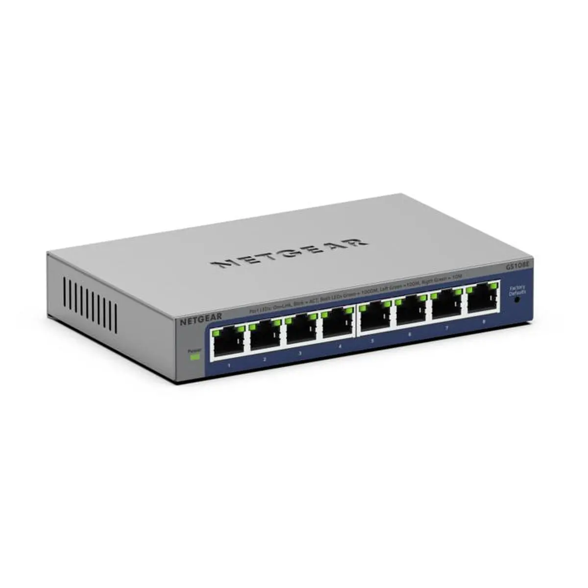 Cabo Usb Netgear Gs108e-400Eus Cinzento 2