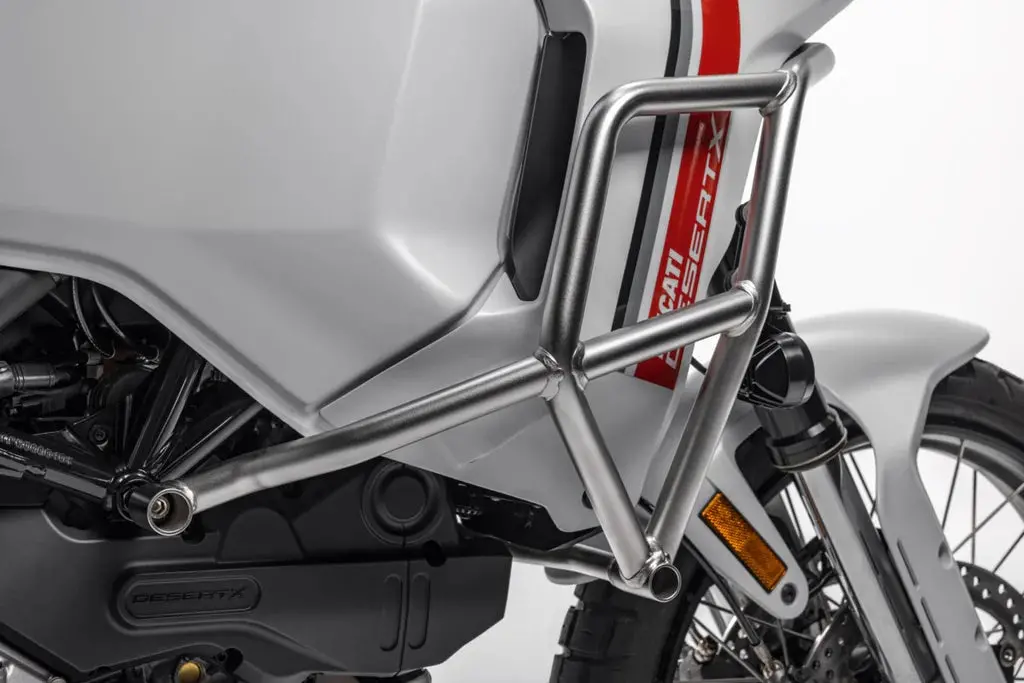 Ducati Desertx Steel Engine Cover Crash Guards 2