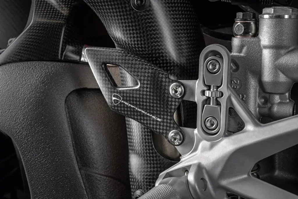 Ducati Panigale V4 Carbon Fiber Heel Guards 2