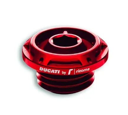 Ducati By Rizoma Billet Aluminum Oil Filler Cap Plug 1