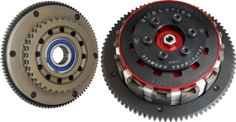 Evolution Industries - Complete Diaphragm Clutch Basket Assembly - '90-06 Evo & Twin Cam (Except '06 Dyna) 1