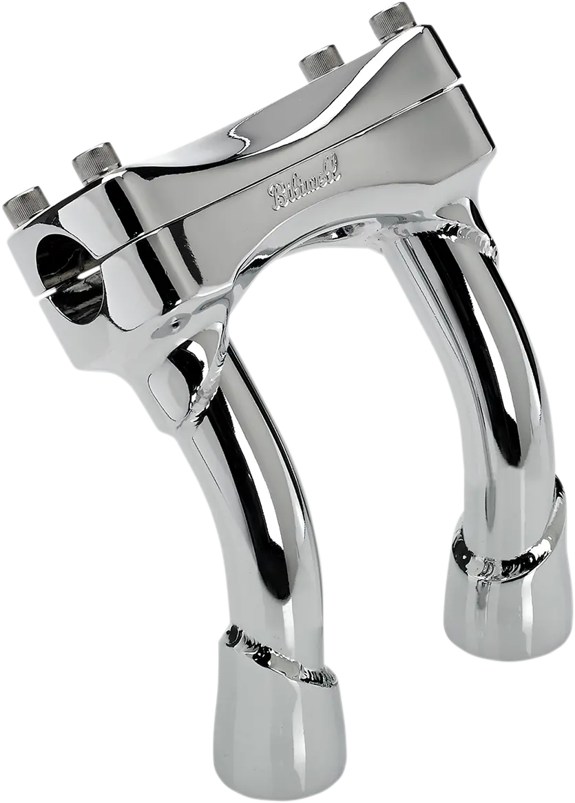 Biltwell Murdock Handlebar Risers - Pullback - Chrome 4
