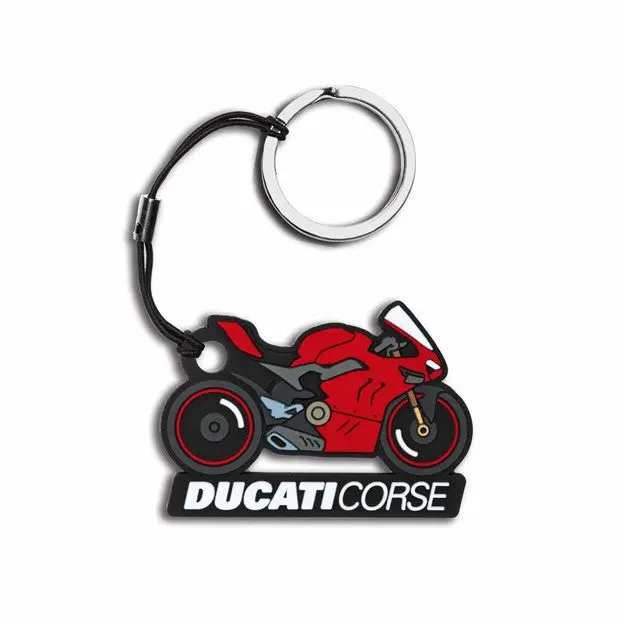 Ducati Corse Panigale V4s Rubber Key Ring 1