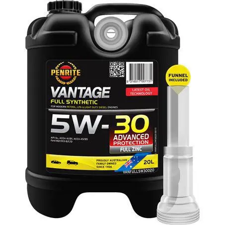 Penrite Vantage Fully Synthetic 5W-30 20L Engine Oil - Vanfull5w30020 1
