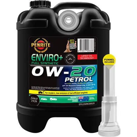 Penrite Enviro+ Fully Synthetic 0W-20 20L Engine Oil - Eplus0w20020 1