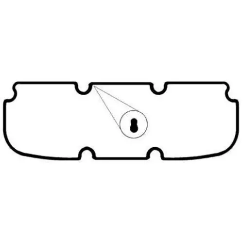 Permaseal Rocker Cover Gasket Jn701s For Holden Commodore Vn Vp Vr Vs Vt Vx Vy V6 3.8L 1