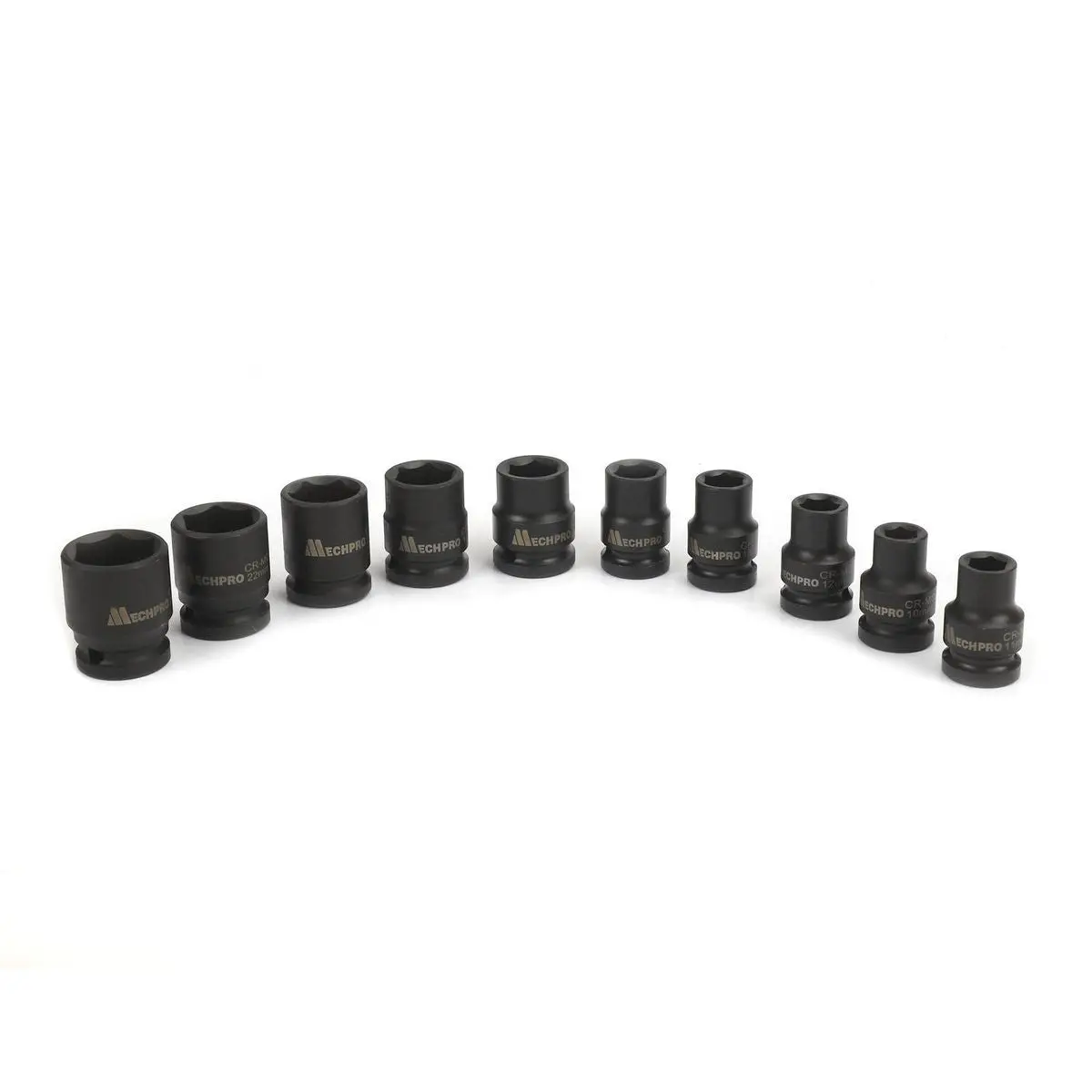 Mechpro Blue 10 Piece Impact Socket Set – 1/2Inch Drive – Mpbsk138k 1