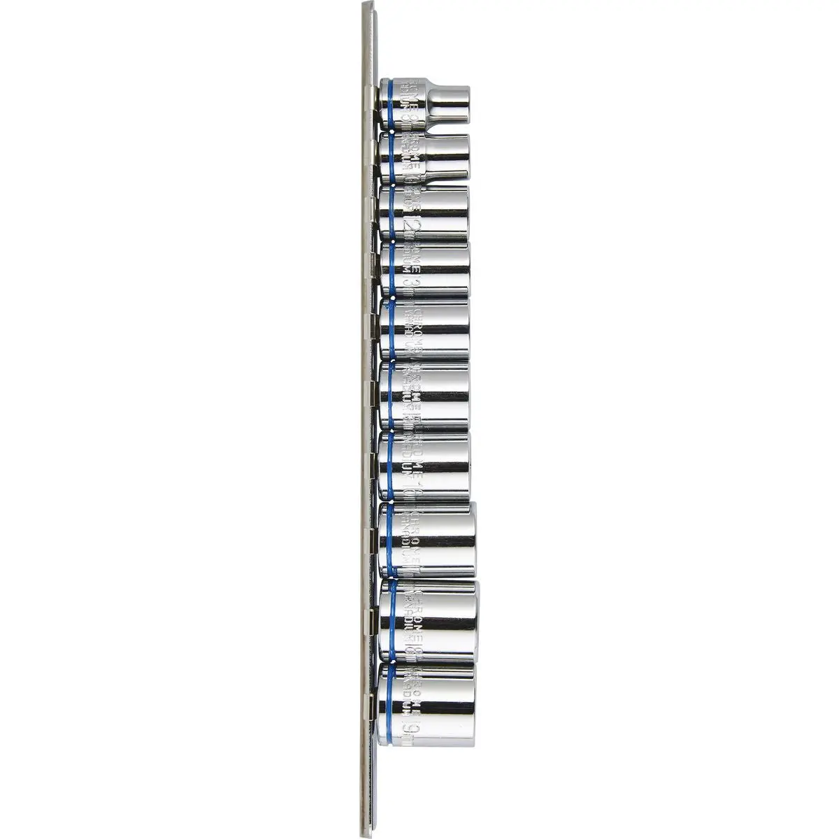 Mechpro Blue 10 Piece Socket Rail Set Metric 3/8In Drive – Mpbsk116k 1