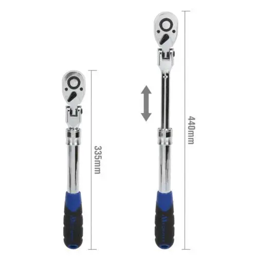 Mechpro Blue Extendable Ratchet 1/2In Drive – Mpbsk114 1