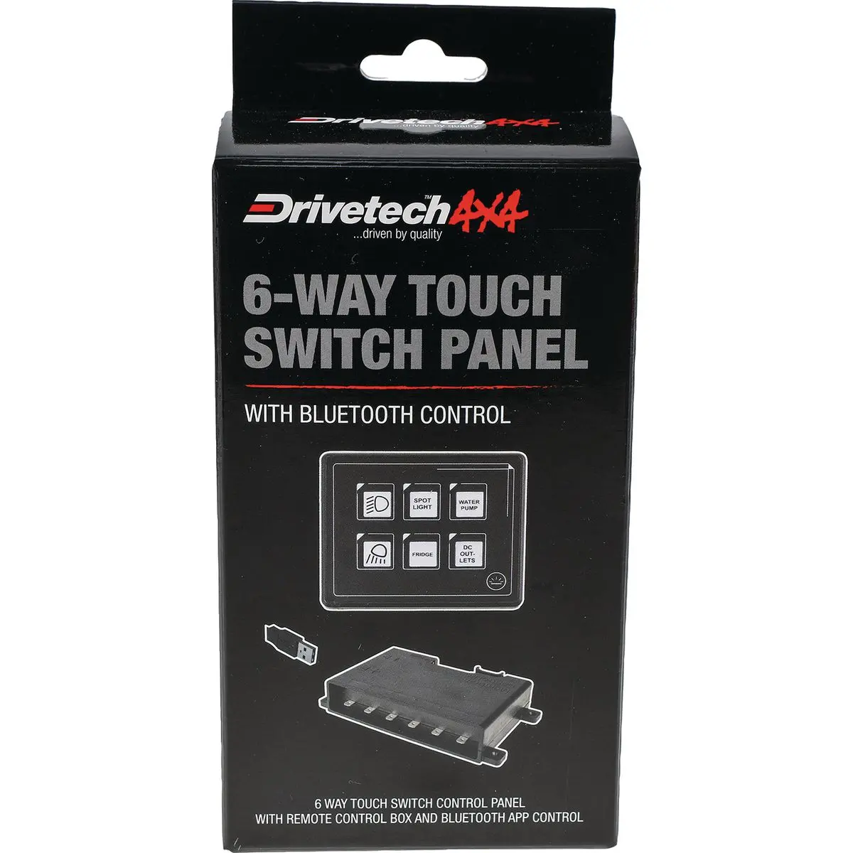 Drivetech 4X4 6-Way Touch Switch Panel With Bluetooth Control Dt-Swp06 2