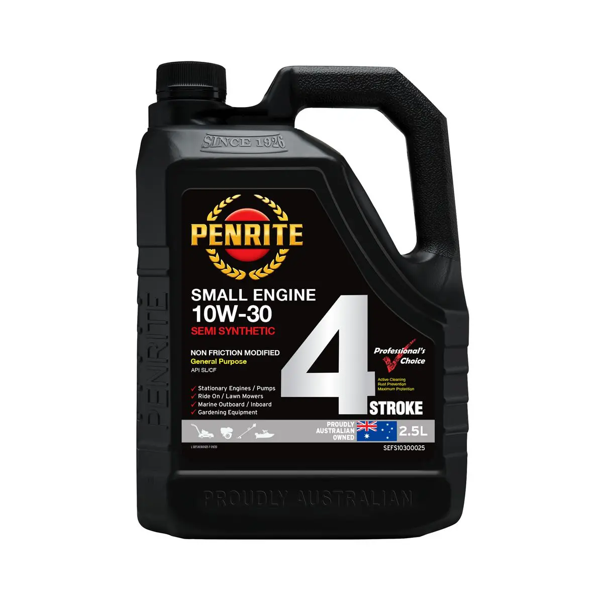 Penrite 4-Stroke Small Engine 10W-30 1L Engine Oil - Sefs10300025 1