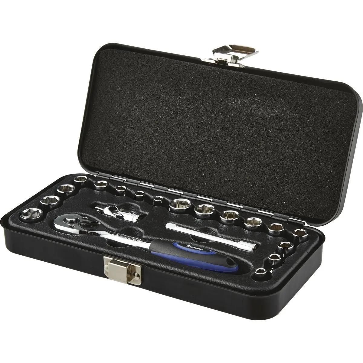 Mechpro Blue 20 Piece Socket Set 1/4In Drive – Mpbsk108k 1