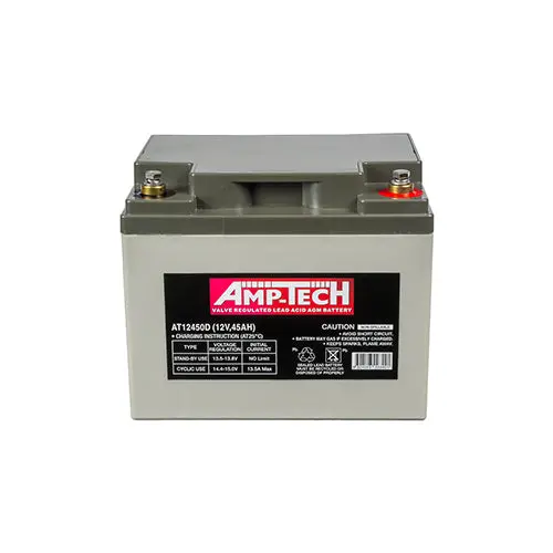 Ritar Amptech At12450d Agm Deep Cycle Battery 12V 45Ah 1