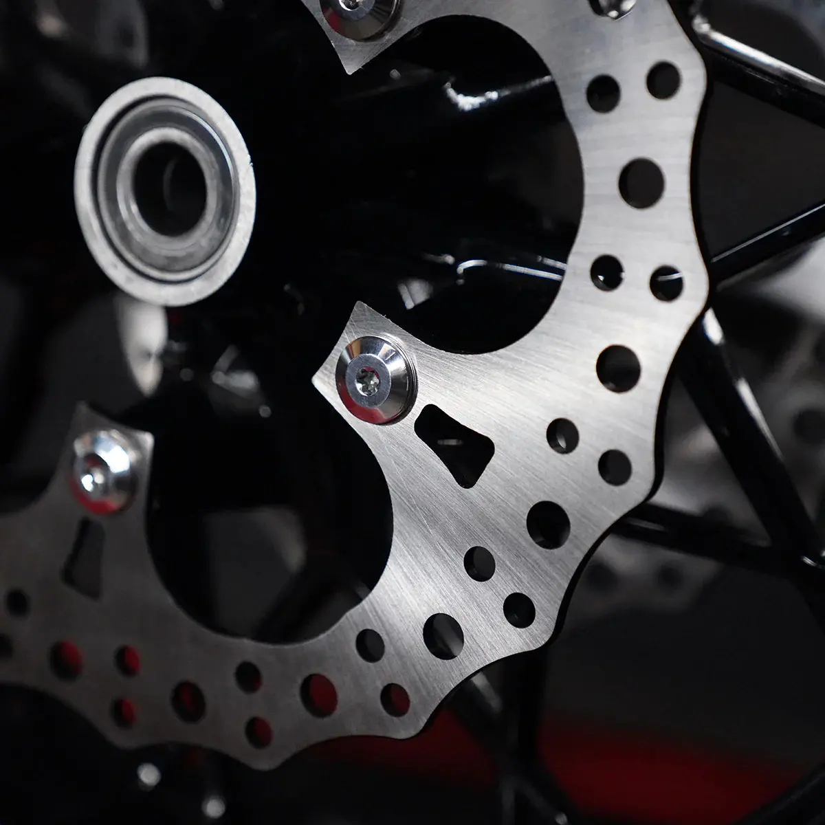 Arlen Ness Forged Stainless Floating Brake Rotor Hardware, Flt 2
