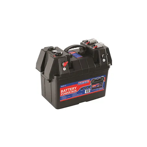 Battery Power Box Agm Deep Cycle Dual System 12V Isolator Usb – Matson Ma98121 1