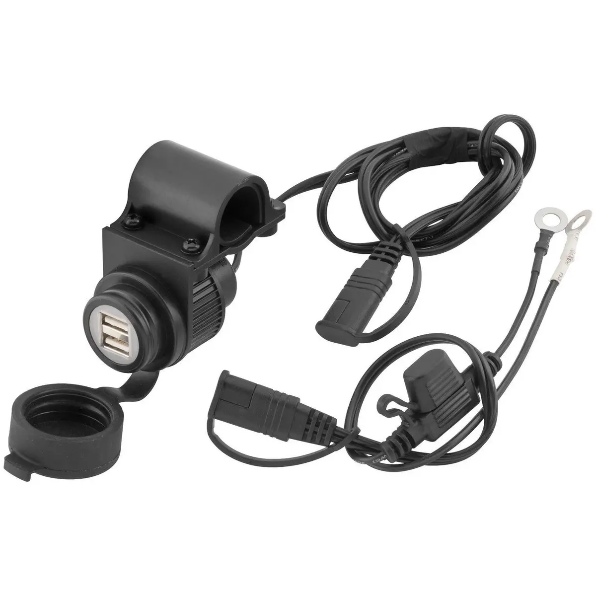 Bikemaster Dual Usb Socket With Bracket 1