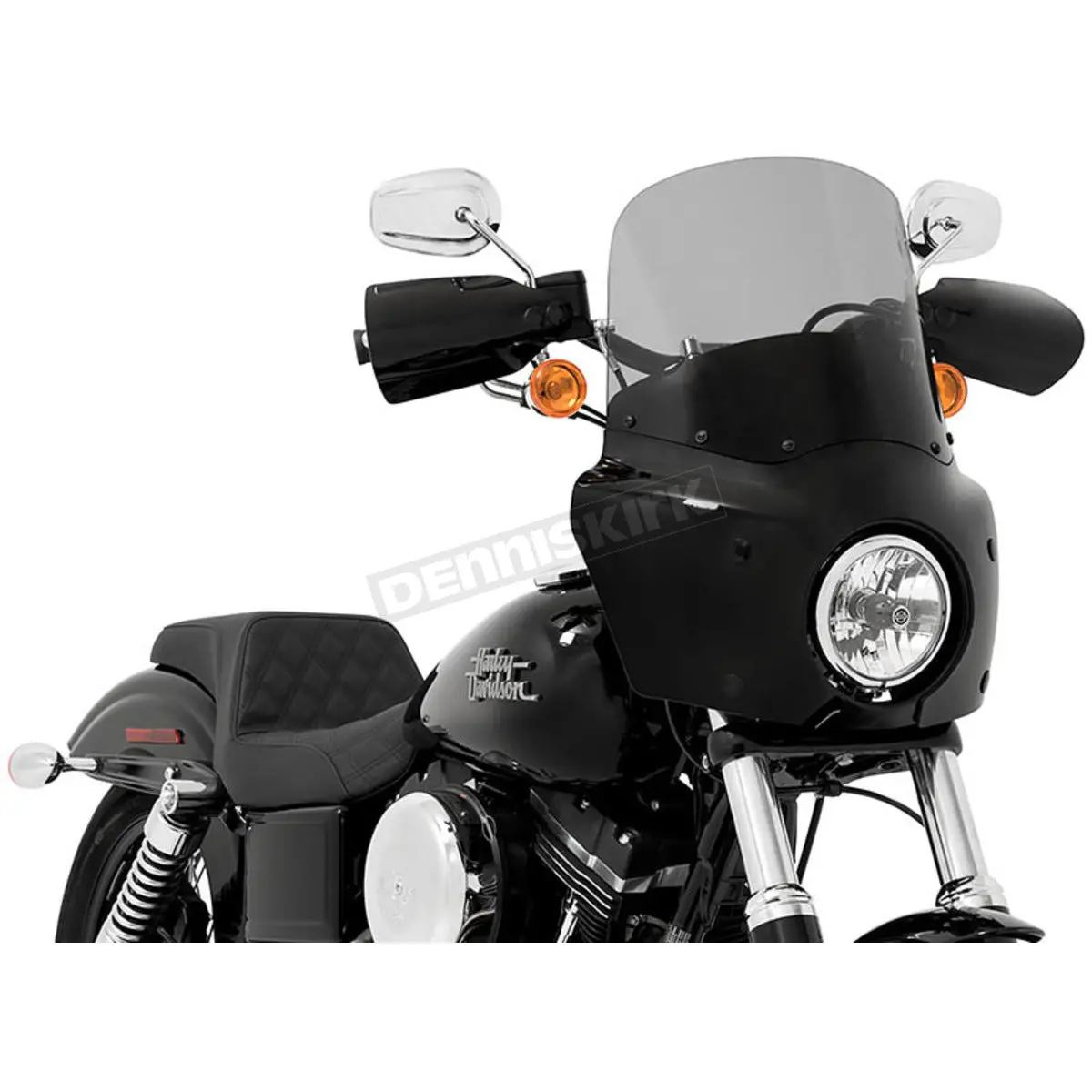 Memphis Shades Vented Road Warrior Motorcycle Windshield - Image 3