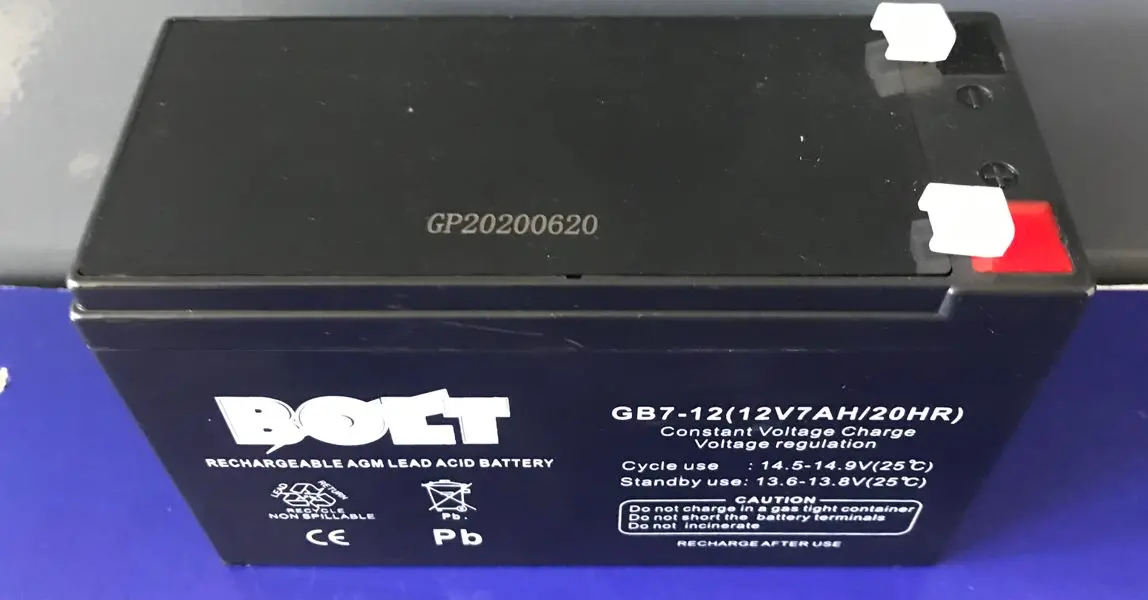Bolt Kontiki Fishing Battery 7Ah 1