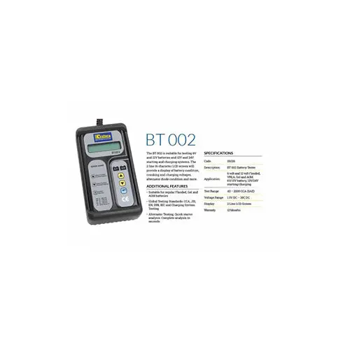 Bt002 Century Battery Tester 2