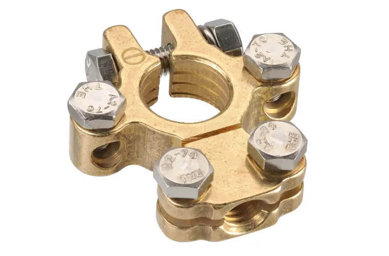 Projecta Battery Terminal Forged Brass With Dual Auxiliary - Bt620-N1 1