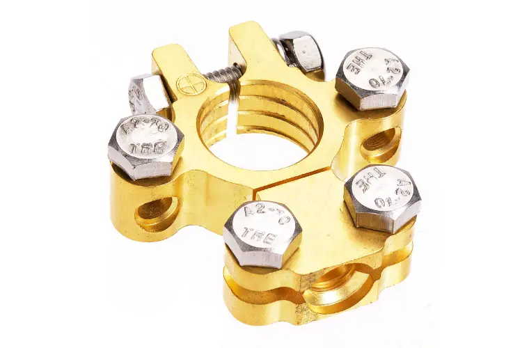 Projecta Battery Terminal Forged Brass With Dual Auxiliary - Bt620-P1 1
