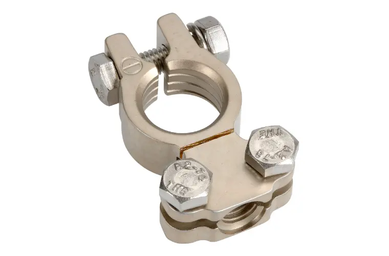 Projecta Battery Terminal Satin Forged Brass Saddle Type - Bt811-N1 1