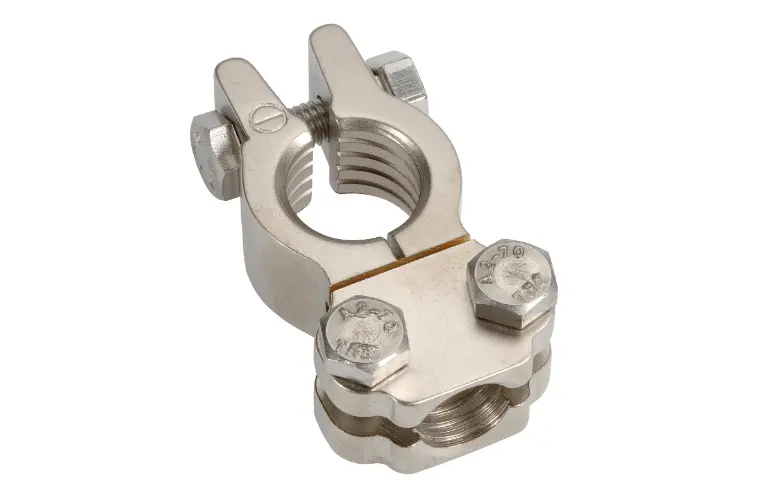 Projecta Battery Terminal Satin Forged Brass Saddle Type - Bt811h-N1 1