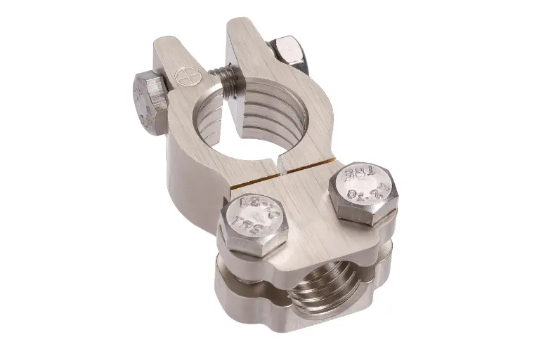 Projecta Battery Terminal Satin Forged Brass Saddle Type - Bt811h-P1 1