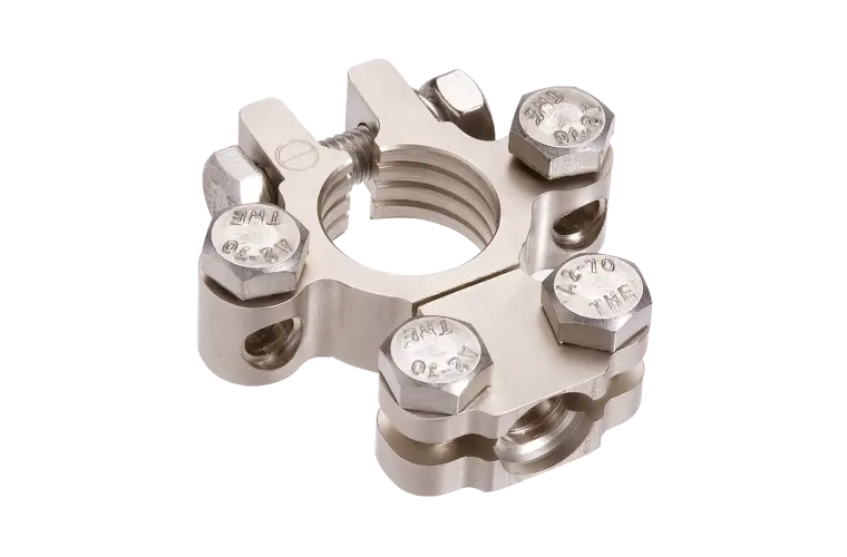 Projecta Battery Terminal Satin Forged Brass Saddle Type - Bt820-N1 1