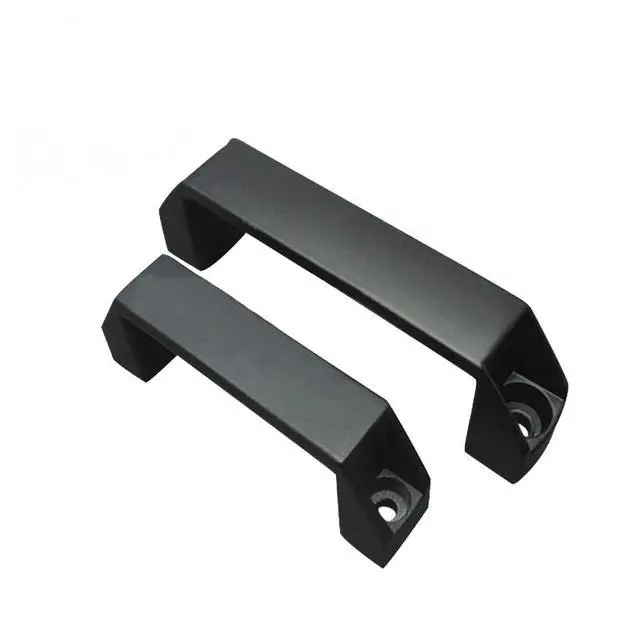 Black Aluminium Handle For Aluminium Profile Accessories 120 Mm 2