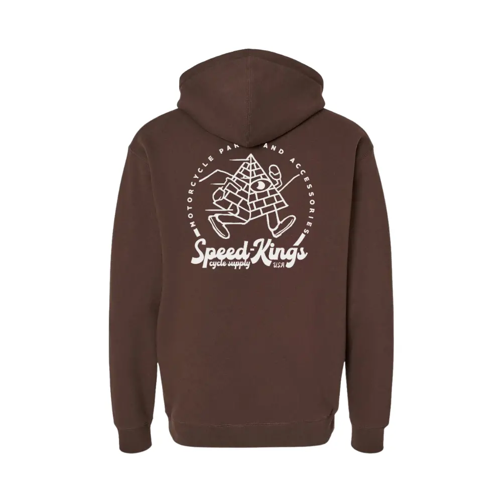 Running Pyramid Hoodie Brown 1