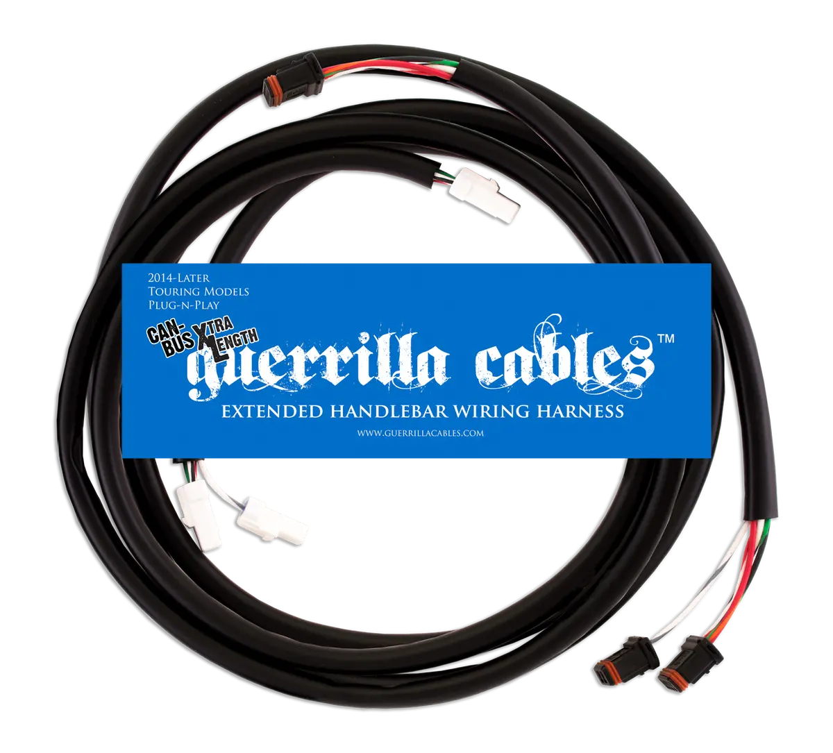 Guerrilla Cables - 2014-2020 Touring Can-Bus Xtra Length Harness 1