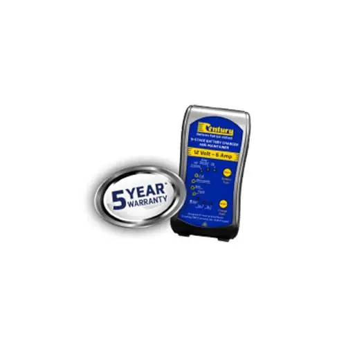 Century Cc1206 12V 6A Smart 9-Stage Battery Charger – 5 Year Warranty 1