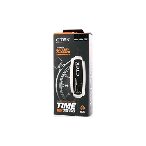 Ctek Ct5 Time To Go 5A Smart Battery Charger | 12V Auto & Marine | Ip65 Weatherproof (40-164) 1