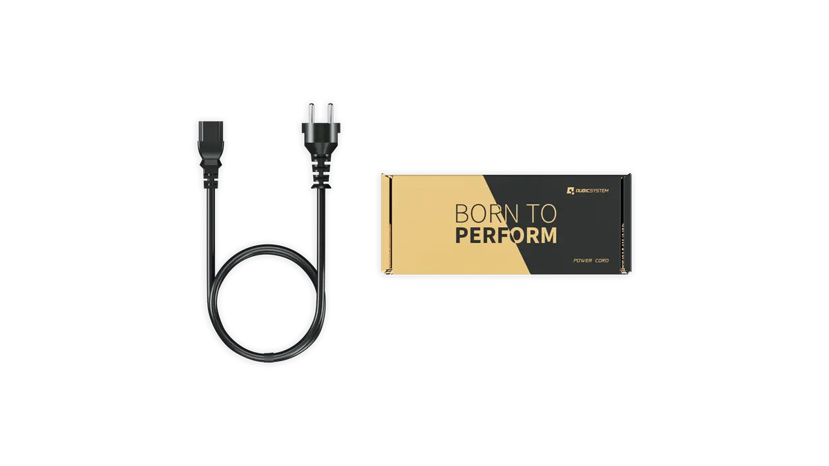 Cable De Alimentación Qubic System Tipo Ue 1