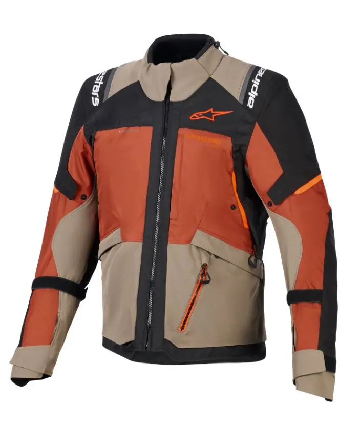 Alpinestars Andes V4 Drystar Jacket Walnut Rust/Black 1