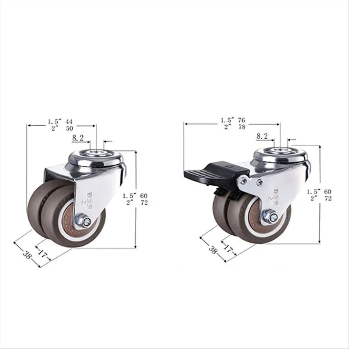 Caster Wheel Set Of 4 2