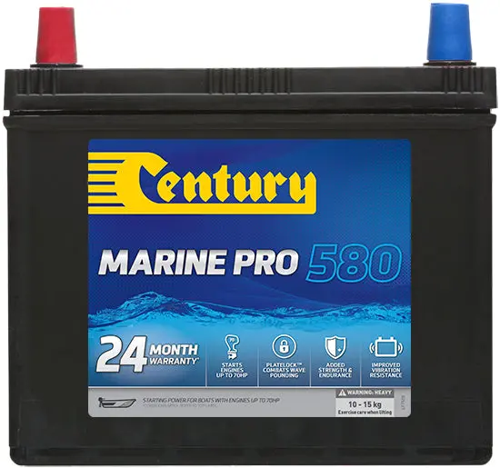 Century Marine Pro 580 Battery 12V 580Cca 52Ah (M57mf) - 24 Months Warranty 1