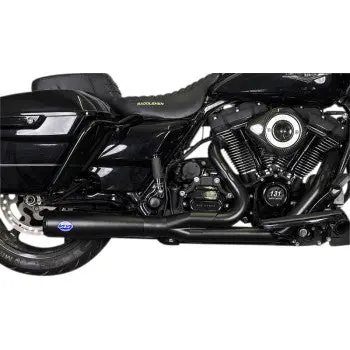 S&S Cycle - Diamondback 2-1 Exhaust System - Gaurdian Black - '17-22 Touring 1