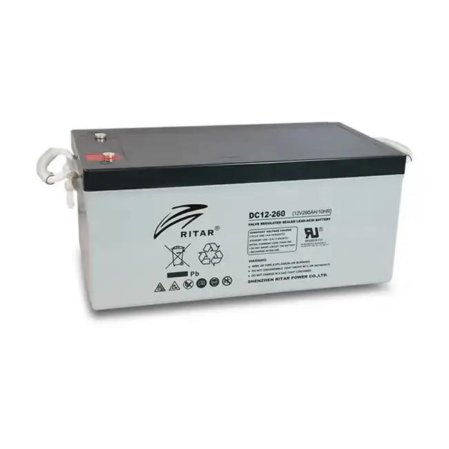 Ritar Dc12-260 12V 260Ah Agm Deep Cycle Battery 1