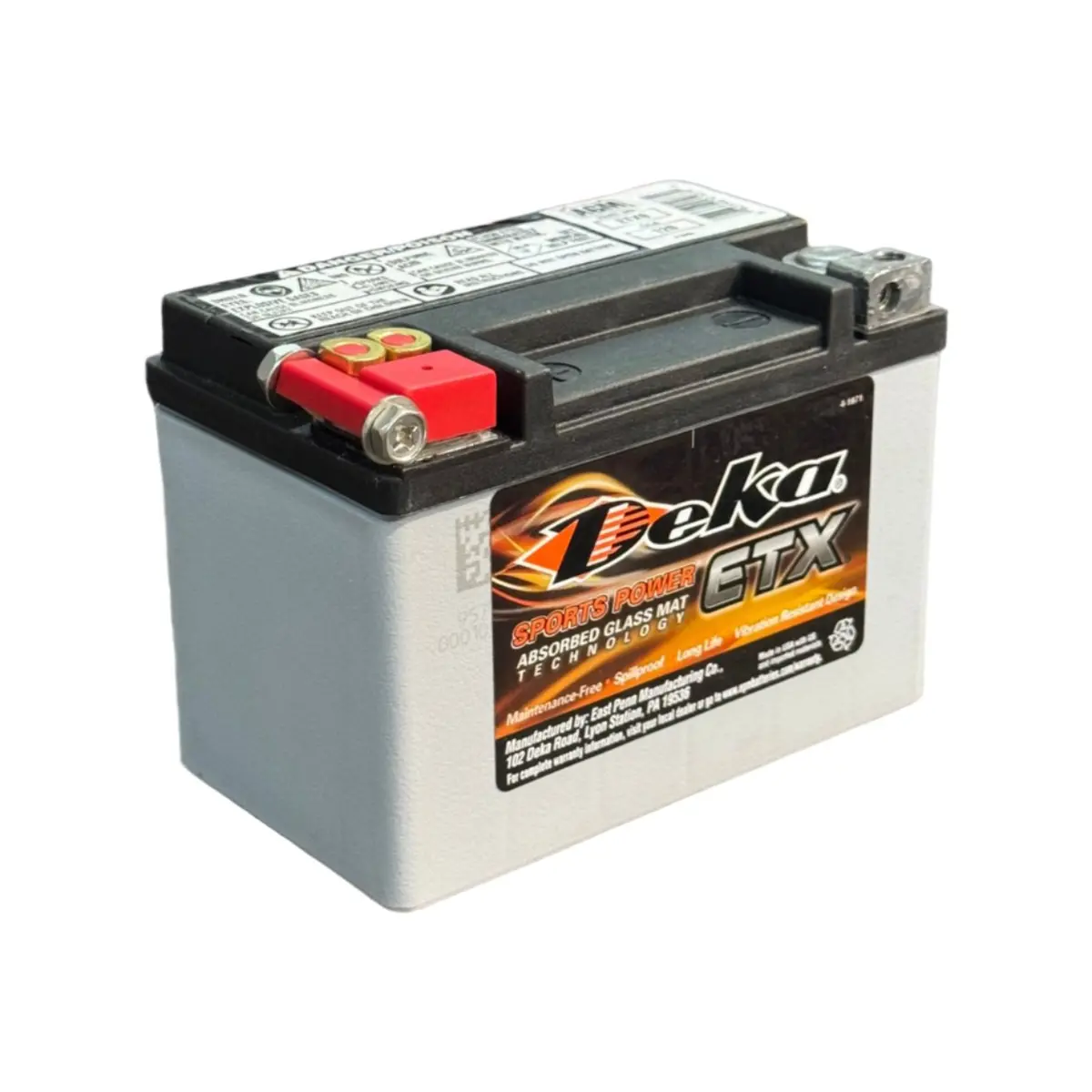 Deka Etx9 Agm Motorbike Battery -  12V 8Ah 250Cca 1